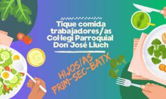 Tique comedor hijos profesores - Primaria/Secundaria/Bachiller